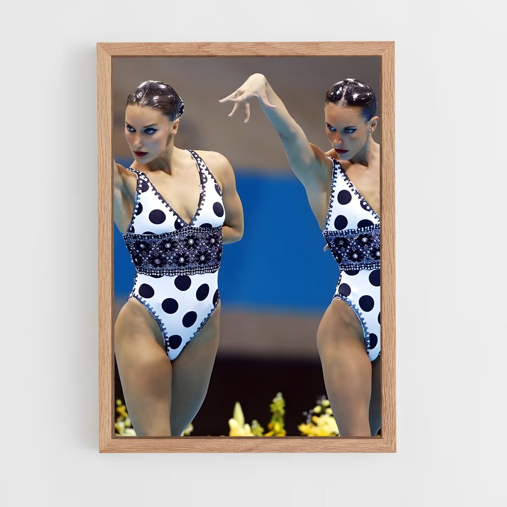Poster Ona de carbonell – affiche Natation synchronisée (vue 4)